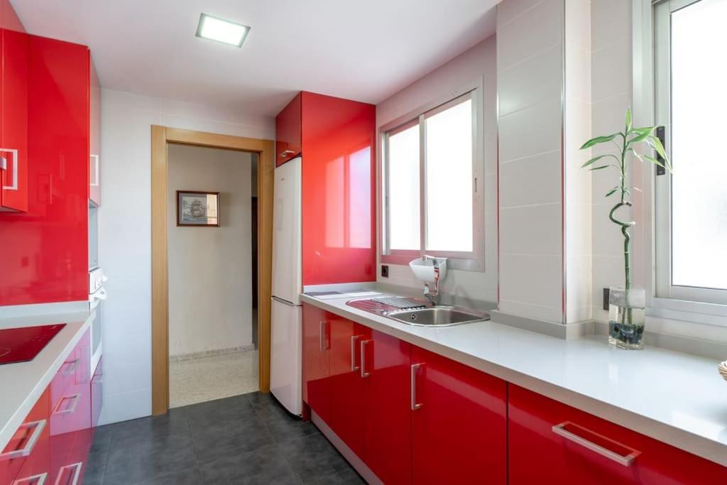 Apartamento Desayuno Con Vistas, Parking Privado Terraza La Cala Del Moral Exterior foto
